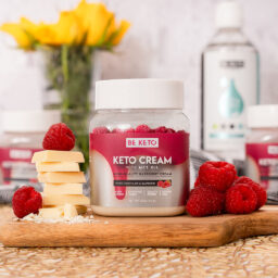 Keto Krem™ Biała Czekolada & Malina 250g