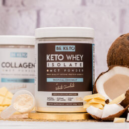 BeKeto Keto Whey Tropical Coconut White Chocolate 300g Composition