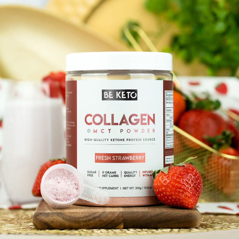 Keto Collagen MCT Oil Strawberry1 1