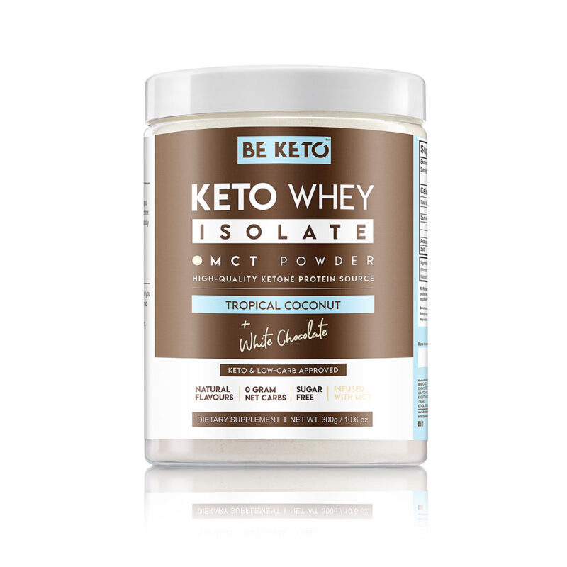 Keto Whey Isolate MCT Coconut White Chocolate 300G
