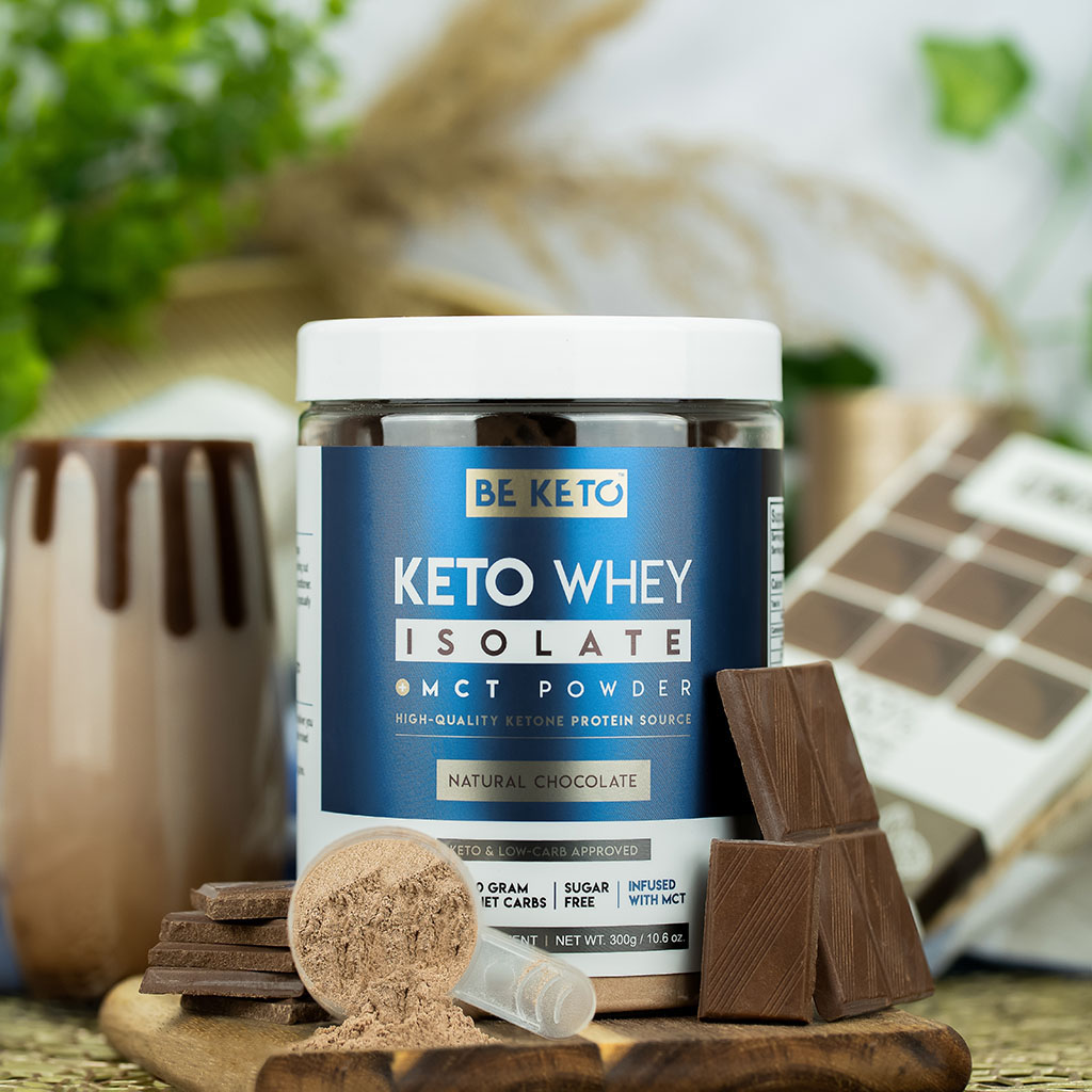 Keto Whey Isolate Natural Chocolate 300g 1 1