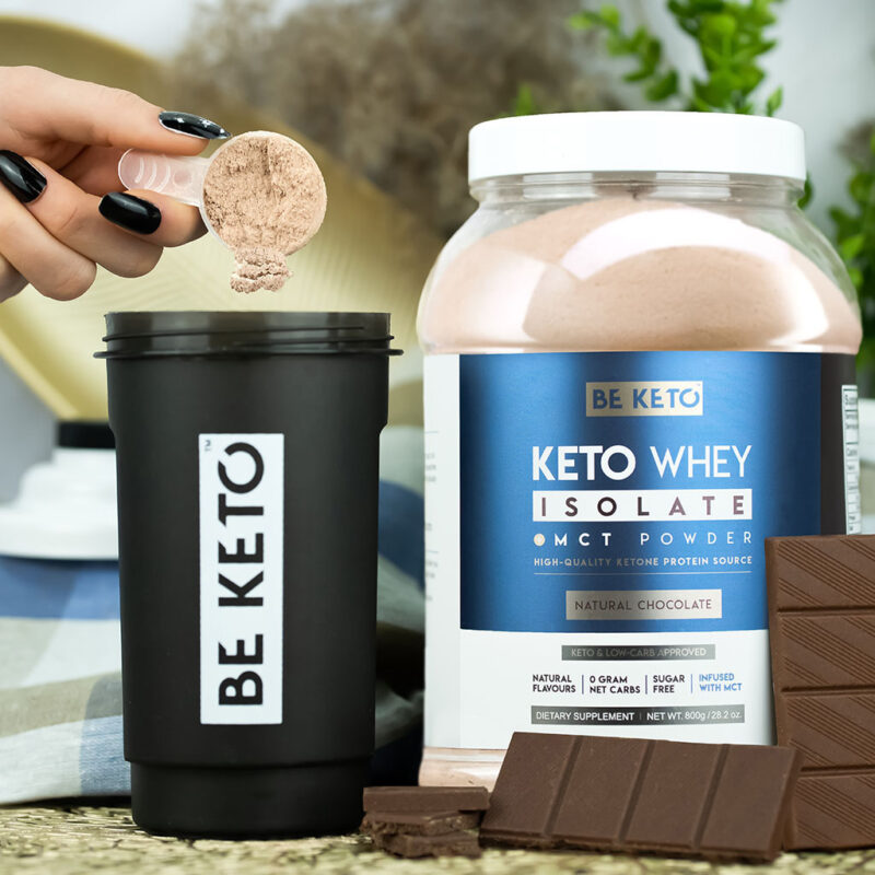 Keto Whey Isolate Natural Chocolate 800g 2 1