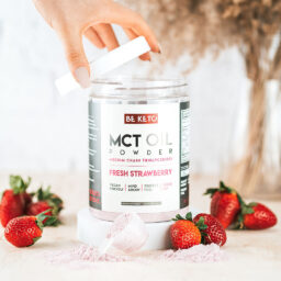 MCT Oil Powder Strawberry2 1