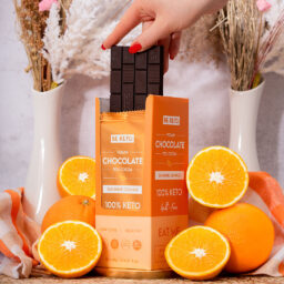 Vegan Keto Chocolate MCT Oil Sunshine Orange Composition