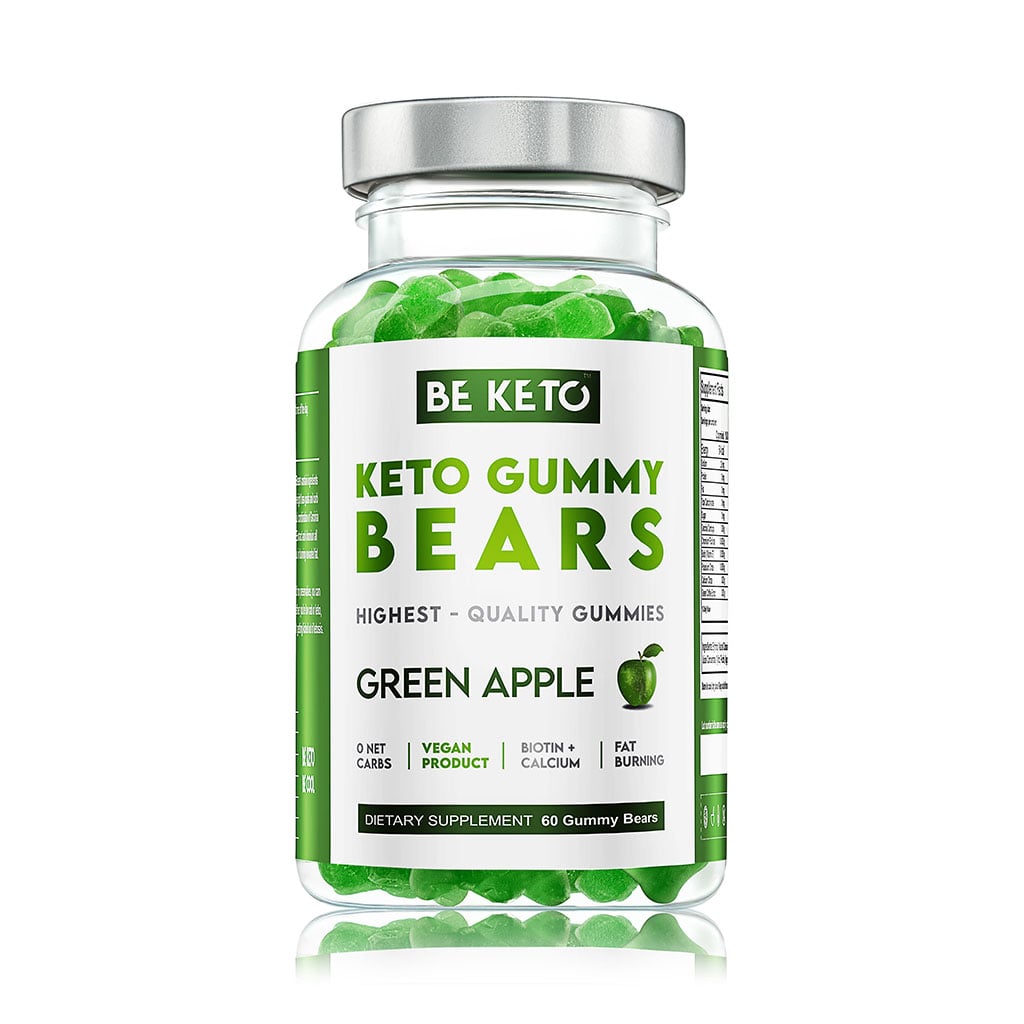 Keto Żelki z Biotyną – Zielone Jabłko Keto Gummy Bears Green Apple
