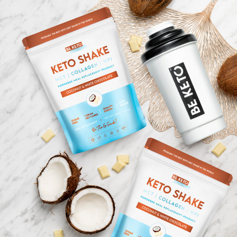 Diet Keto Shake – Kokos & Biała Czekolada 500g
