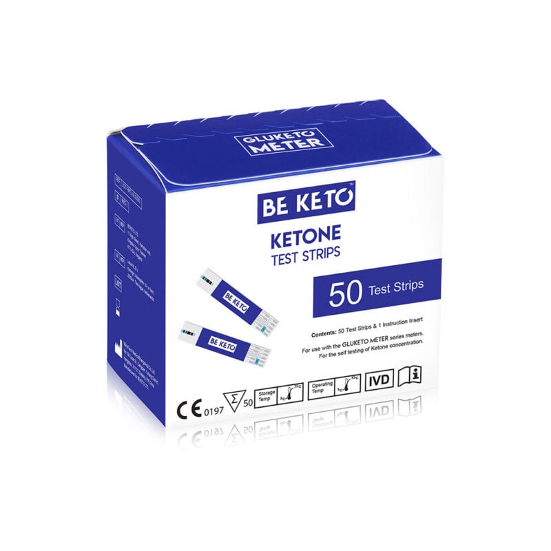 GluKeto Meter – Testy Paskowe Ketony 50szt.