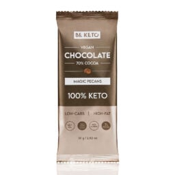 Wegańska Keto Czekolada z Olejem MCT - Orzech Pekan 80g