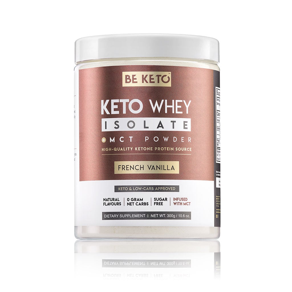 Keto Izolat Białka z MCT - Francuska Wanilia 300g