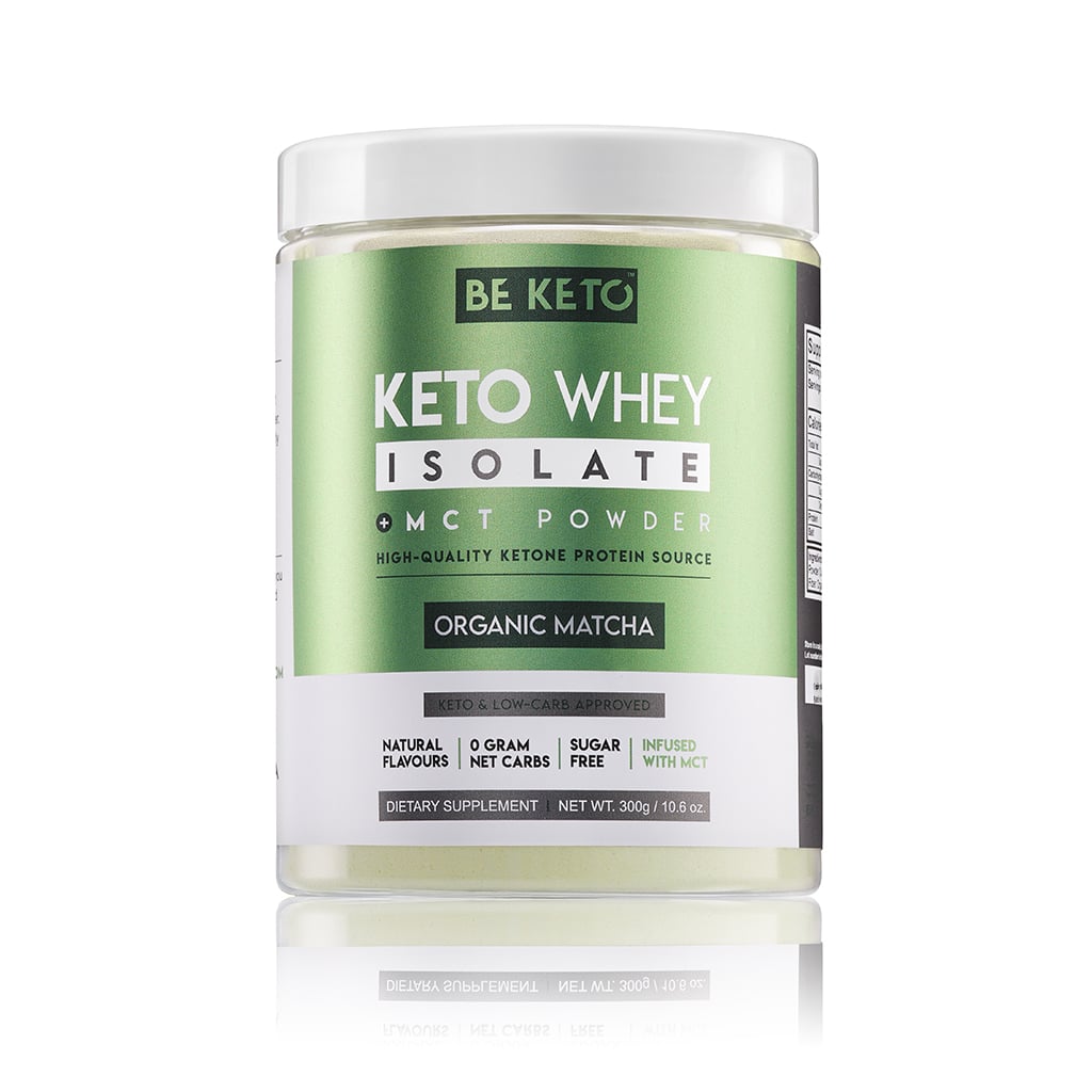 Keto Izolat Białka z MCT - Matcha 300G