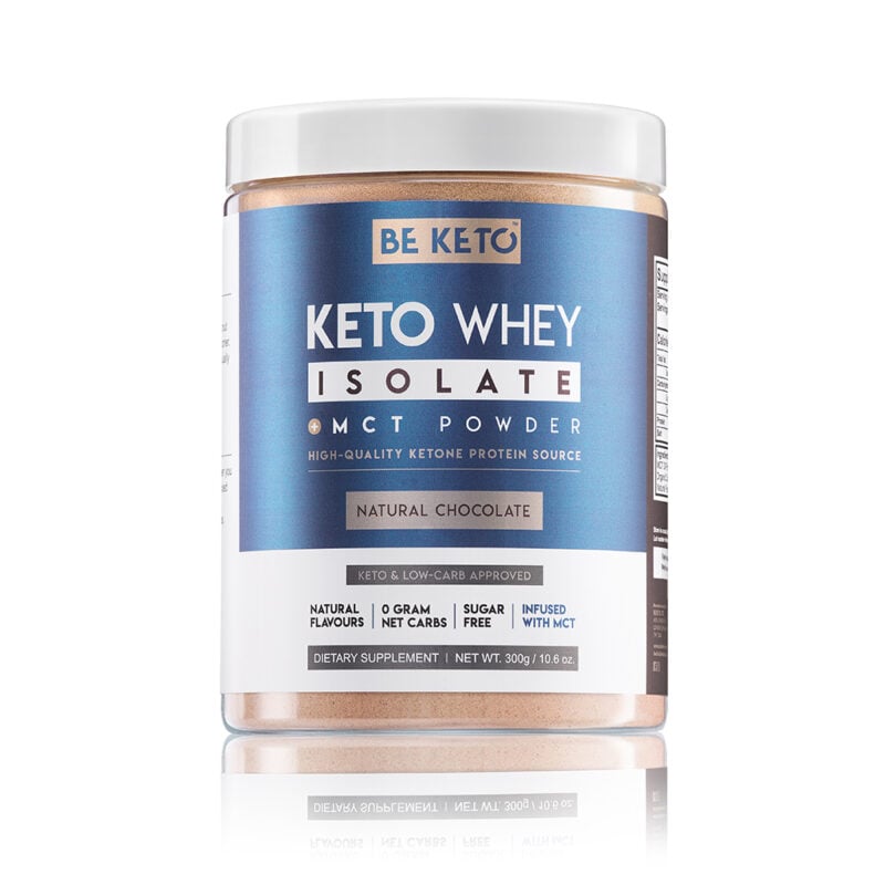 Keto Izolat Białka z MCT - Naturalna Czekolada 300g