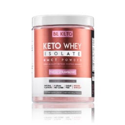 Keto Izolat Białka z MCT - Świeża Truskawka 300G