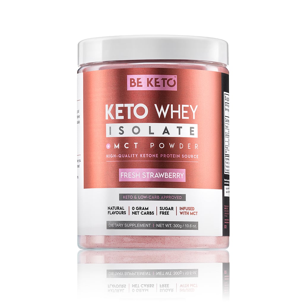 Keto Izolat Białka z MCT - Świeża Truskawka 300G