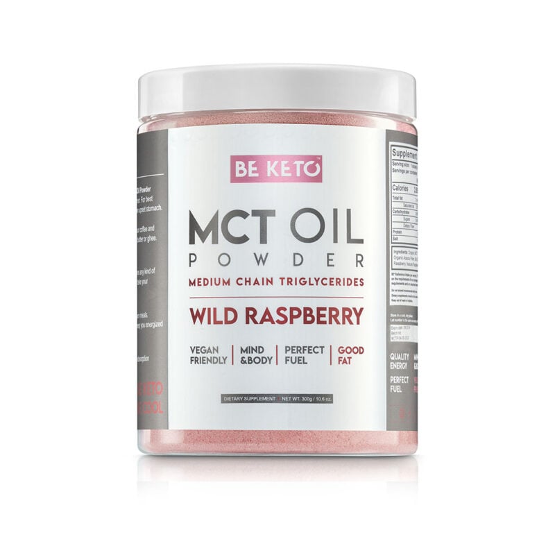 Olej MCT w Proszku – Dzika Malina 300g