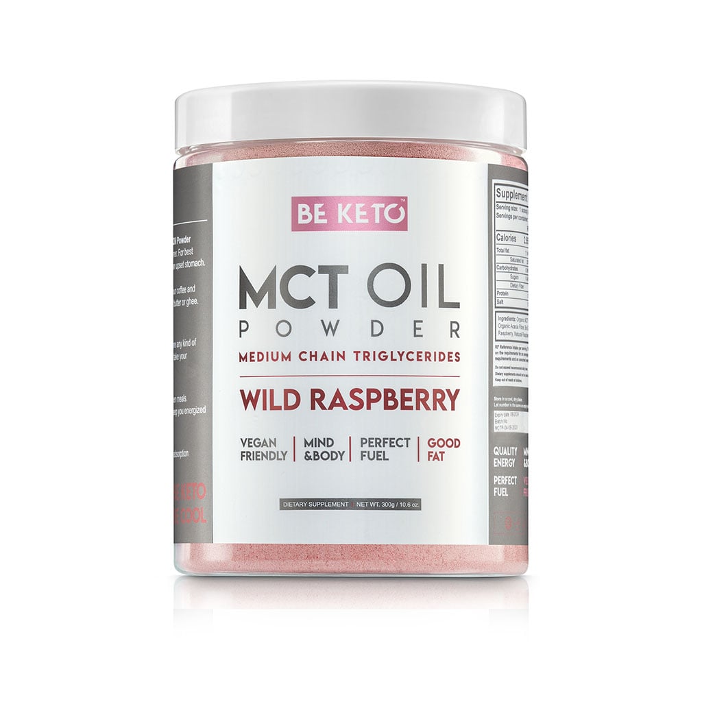 Olej MCT w Proszku – Dzika Malina 300g