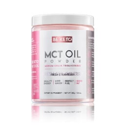 Olej MCT w proszku - Świeża Truskawka 300g