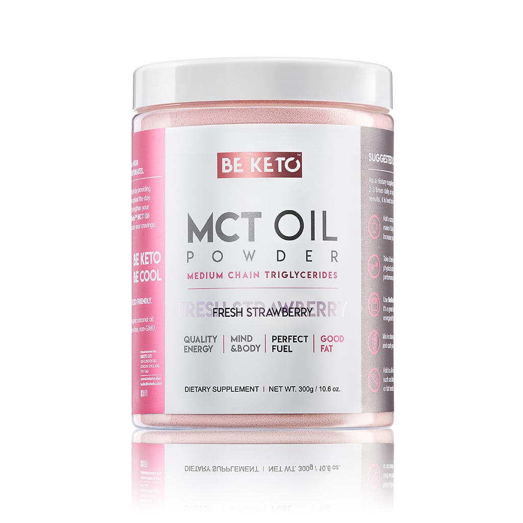 Olej MCT w proszku - Świeża Truskawka 300g