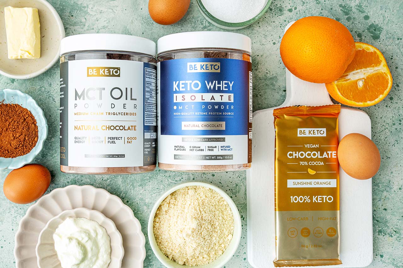 Making of Keto babeczki