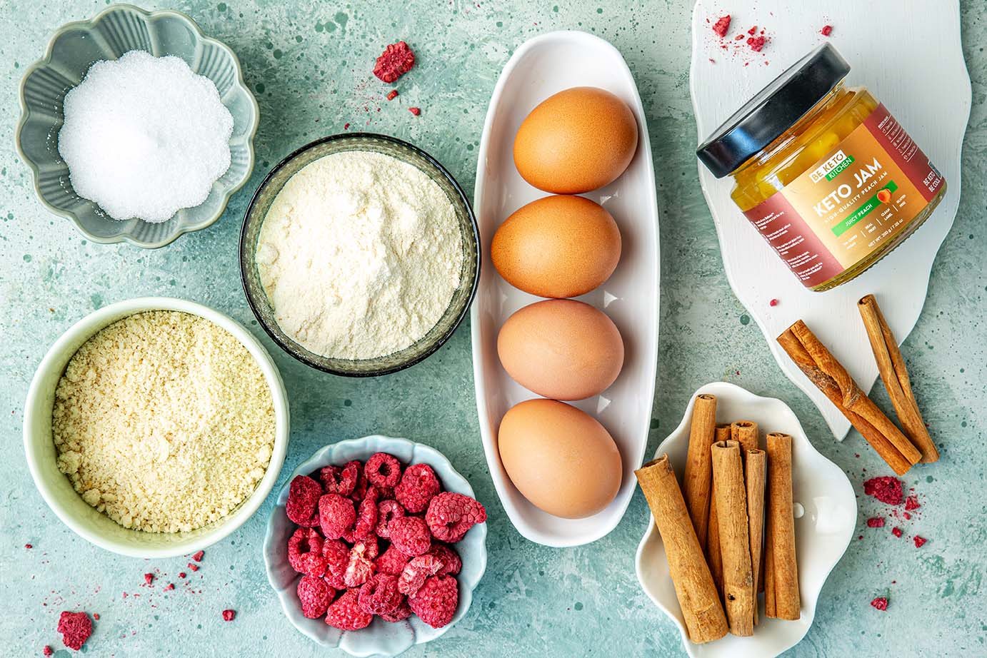 Making of keto paczki