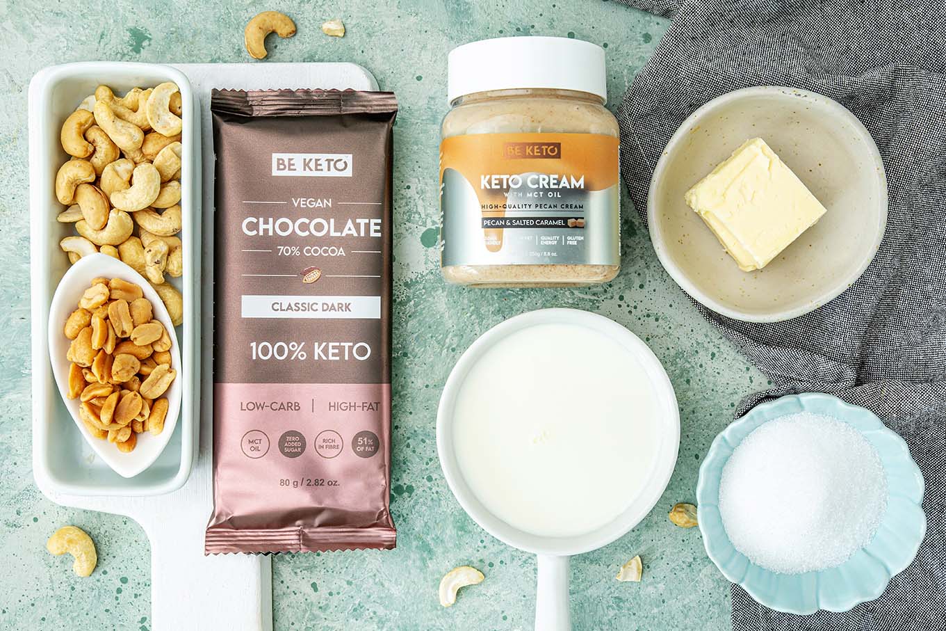 Making of keto snikers