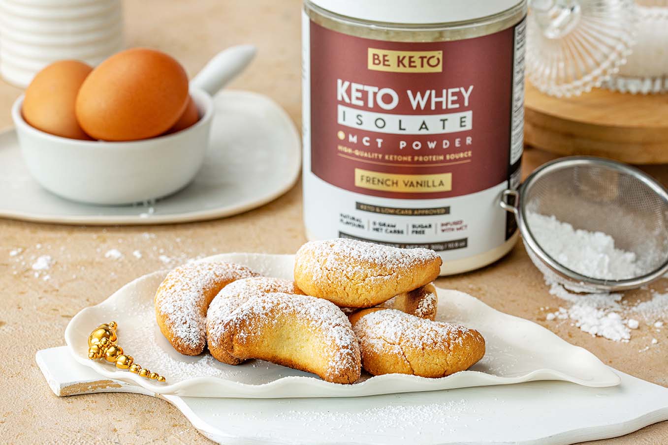 ciasteczka keto z mąki migdałowej