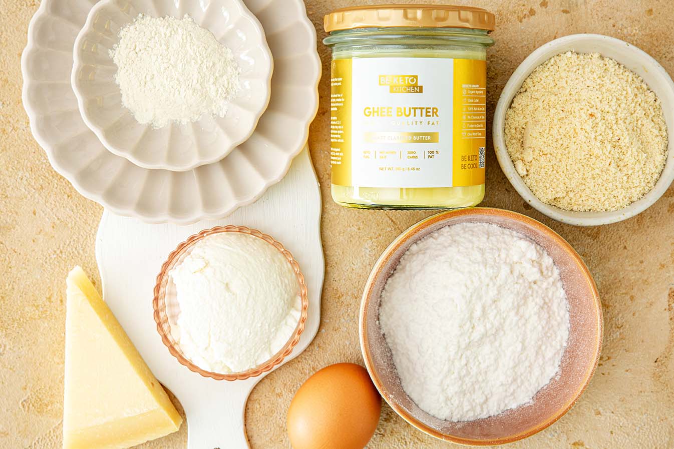 Making of Keto kopytka