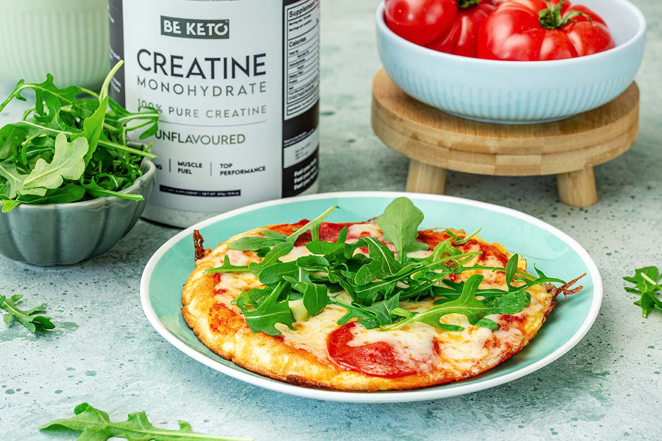 Keto pizza z patelni