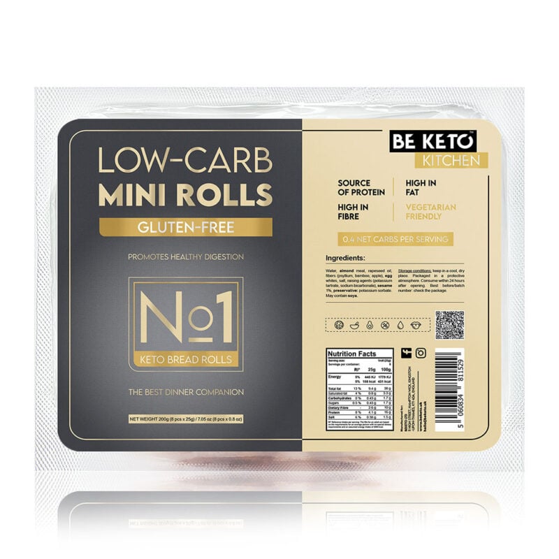 Keto Bułeczki Bezglutenowe 8x25g