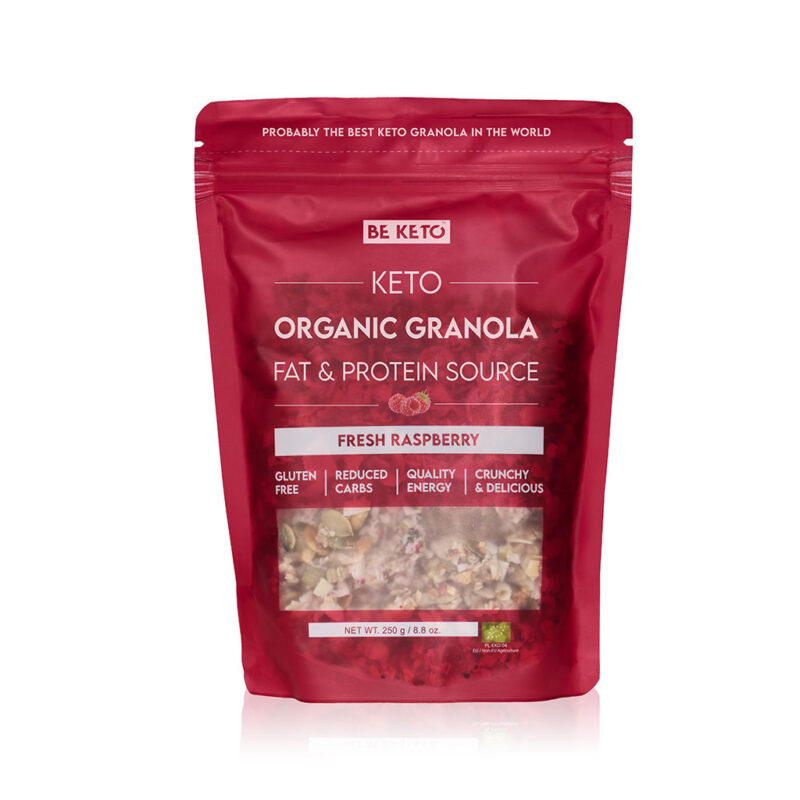 BIO Keto Granola - Świeża Malina 250g