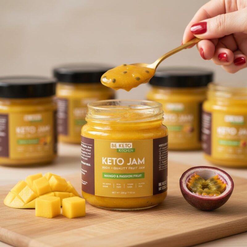 KETO JAM - MANGO & MARAKUJA Keto Dżem™ Mango & Marakuja 200g