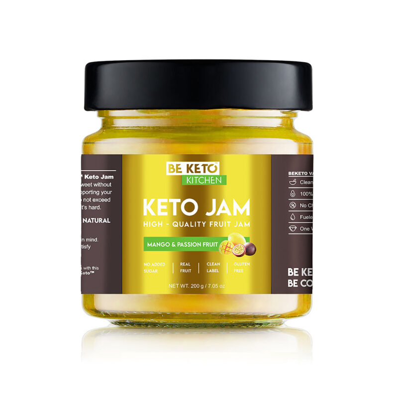 Keto Jam Mango & Passion Fruit 1024 x 1024 px Keto Dżem™ Mango & Marakuja 200g