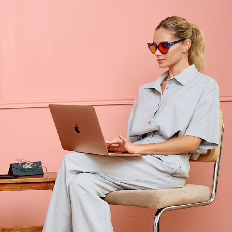 Okulary Blokujące Światło Niebieskie Na Noc - CatEye NightRelax