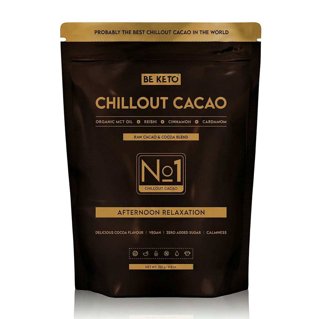 Kakao Ceremonialne – Chillout (Olej MCT & Reishi) – Cynamon & Kardamon 250g