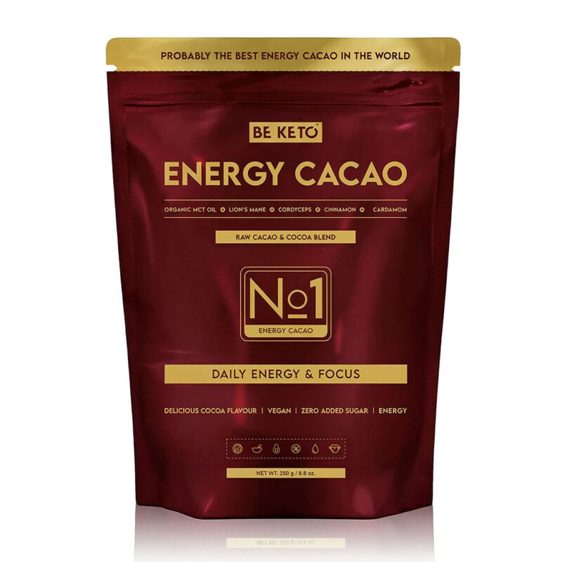 Kakao Ceremonialne – Energy (Olej MCT & Lion's Mane & Cordyceps) – Cynamon & Kardamon 250g