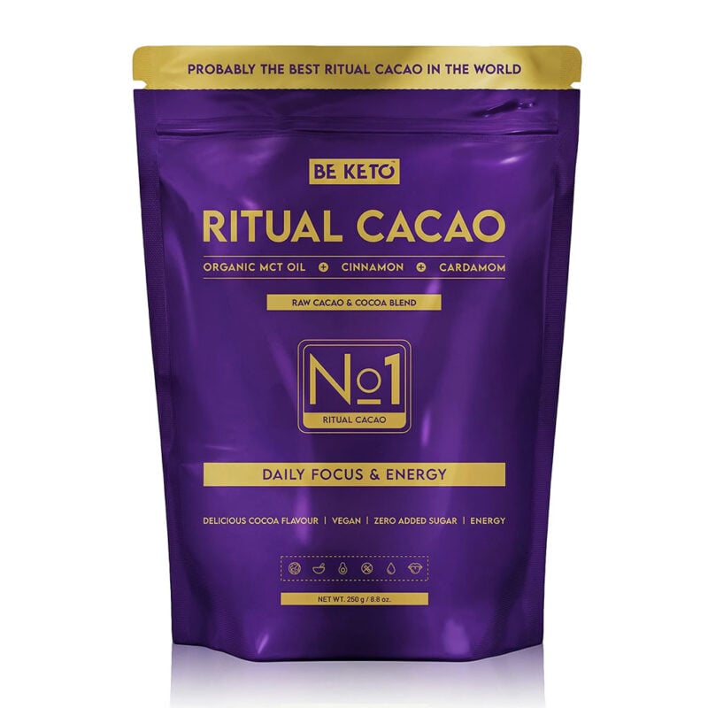 Kakao Ceremonialne – Ritual (Olej MCT & Błonnik Akacjowy) – Cynamon & Kardamon 250g