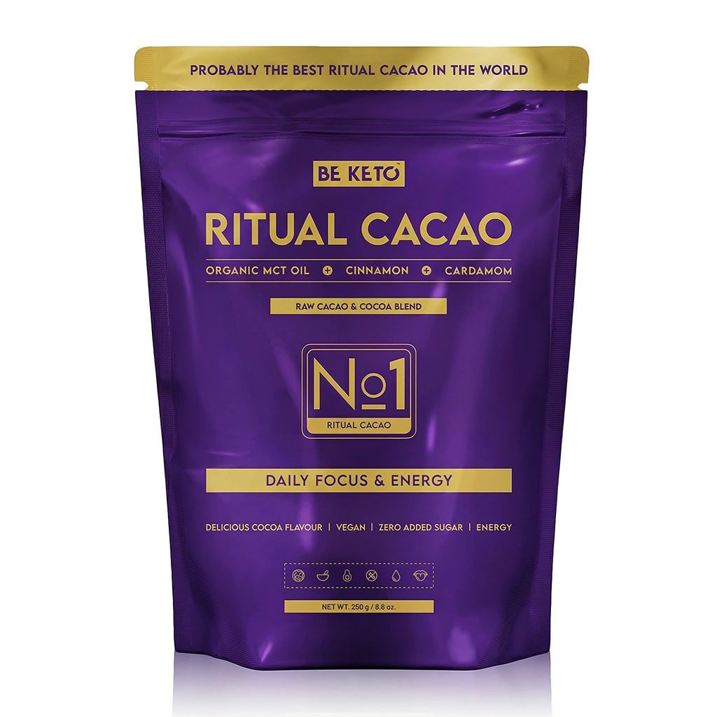 Kakao Ceremonialne – Ritual (Olej MCT & Błonnik Akacjowy) – Cynamon & Kardamon 250g
