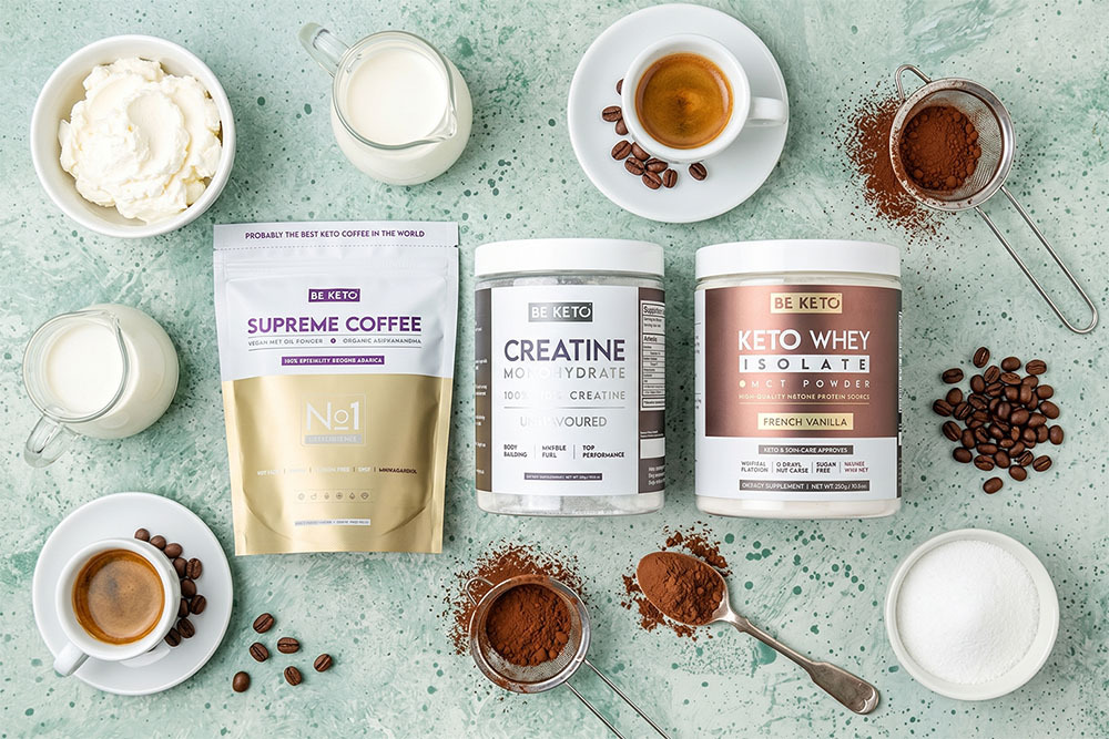 Wloskie Keto tiramisu ingredients