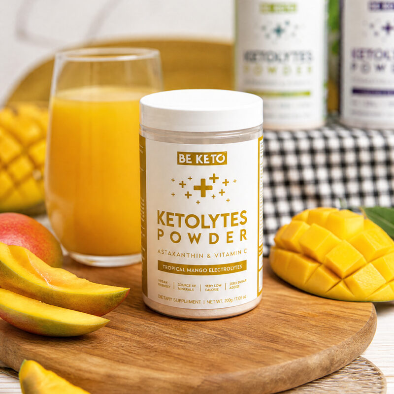 Ketolytes_mango Elektrolity Ketolytes w Proszku – Tropikalne Mango 200g