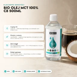 BIO Olej MCT 100% C8 500ml