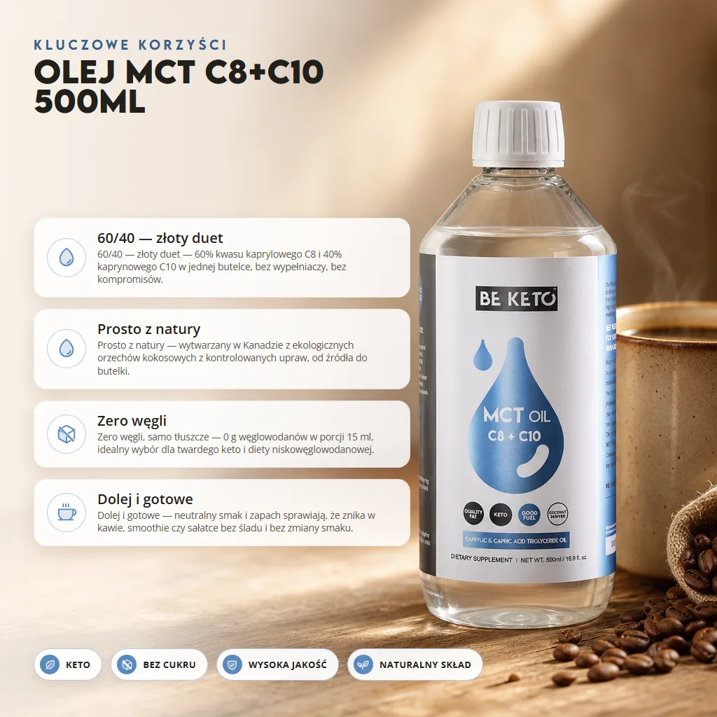 Olej MCT C8+C10 500ml