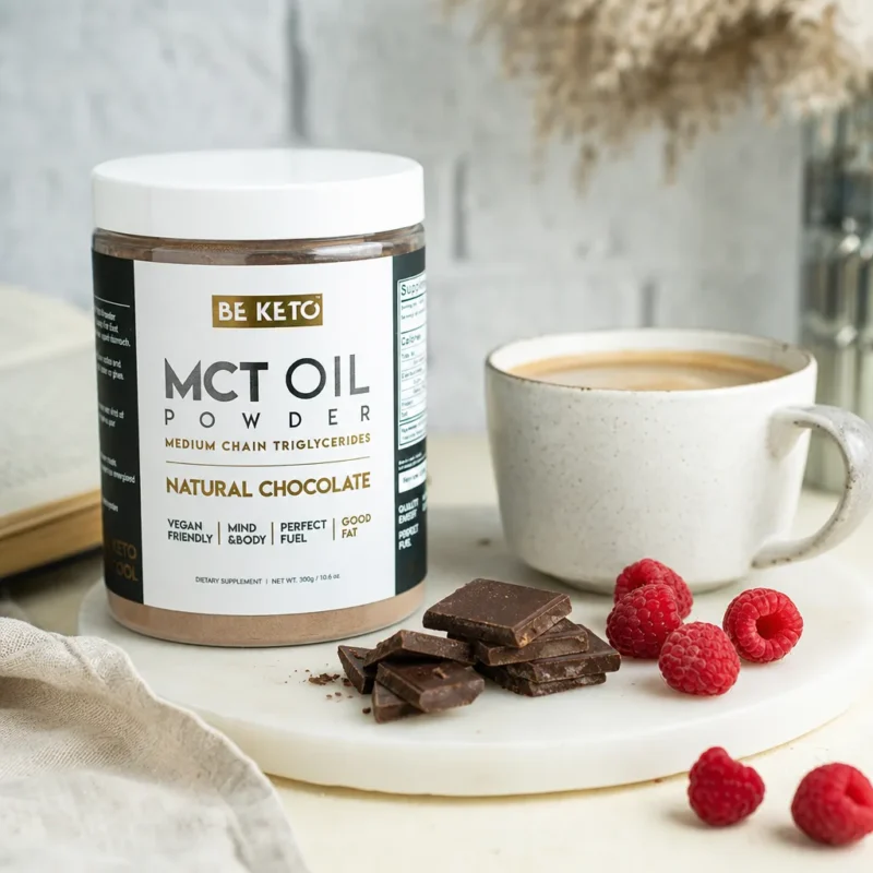 Olej MCT w proszku – Naturalna Czekolada 300g