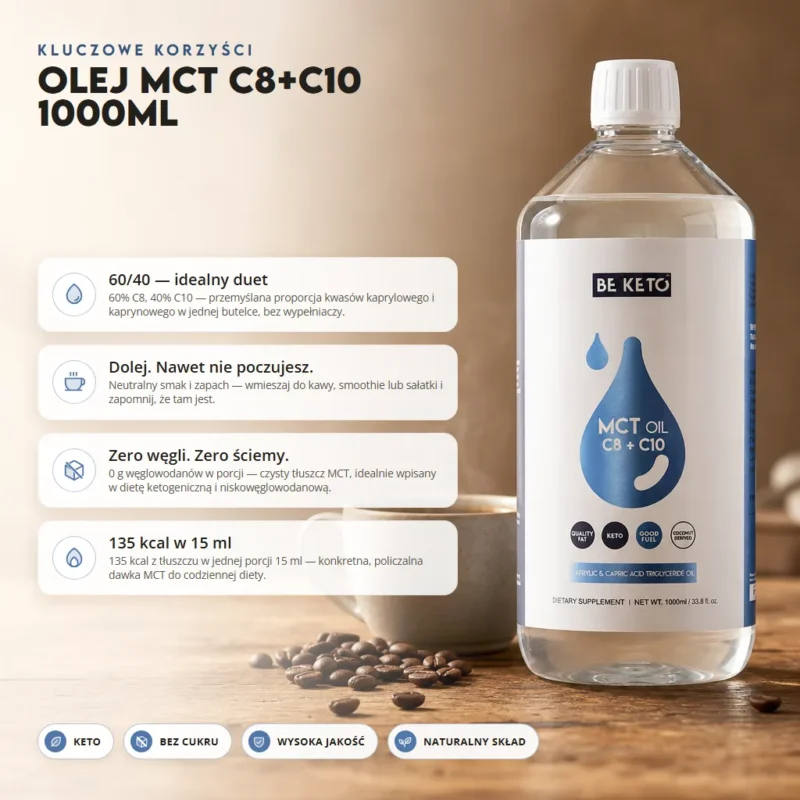 Olej MCT C8+C10 1000ml