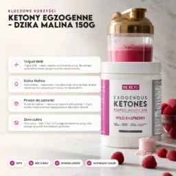Ketony Egzogenne – Dzika Malina 150g – Benefit Ketony Egzogenne – Dzika Malina 150g