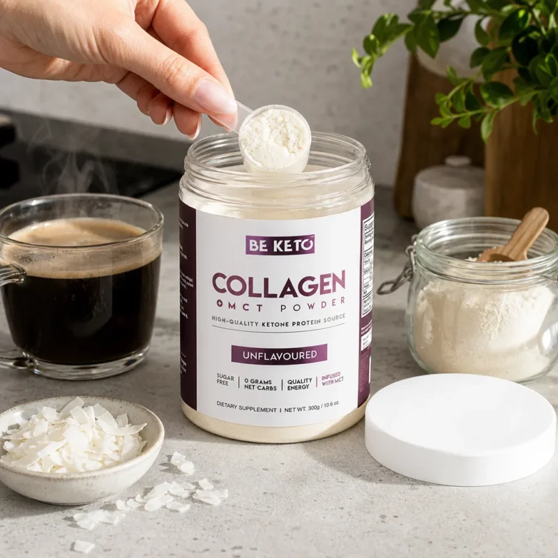 Keto Kolagen z olejem MCT – Bezsmakowy 300g