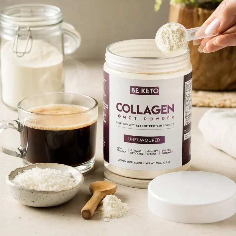 Keto Kolagen z olejem MCT – Bezsmakowy 300g