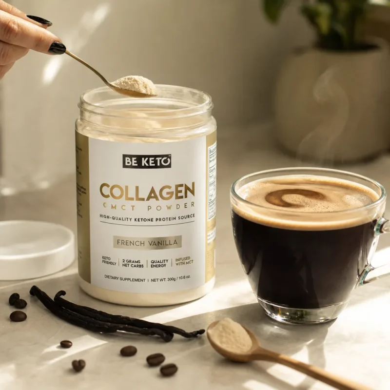 Keto Kolagen z olejem MCT – Francuska Wanilia 300g – Lifestyle 4 Keto Kolagen z olejem MCT – Francuska Wanilia 300g