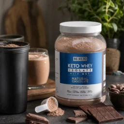 Keto Izolat Białka z MCT – Naturalna Czekolada 800g