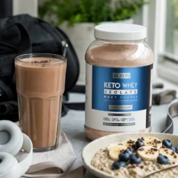 Keto Izolat Białka z MCT – Naturalna Czekolada 800g
