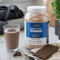 Keto Izolat Białka z MCT – Naturalna Czekolada 800g