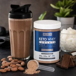 Keto Izolat Białka z MCT – Naturalna Czekolada 300g